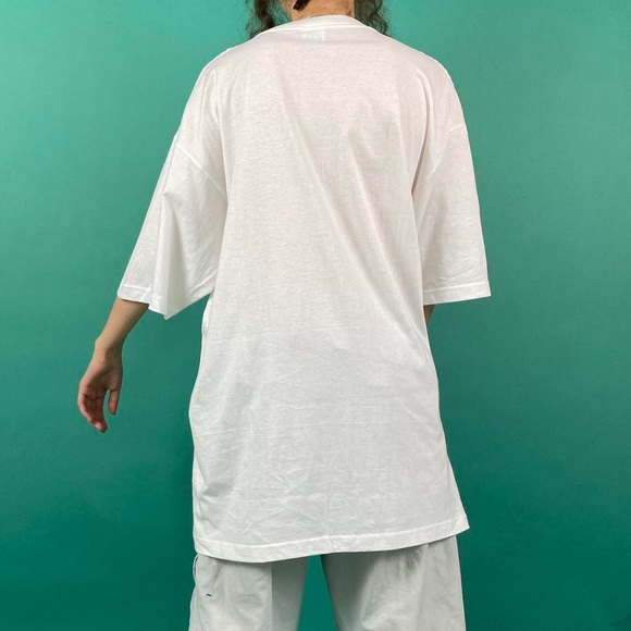 Vintage 90s deadstock fosters beer promo surf graphic white tshirt. - Picture 3 of 4